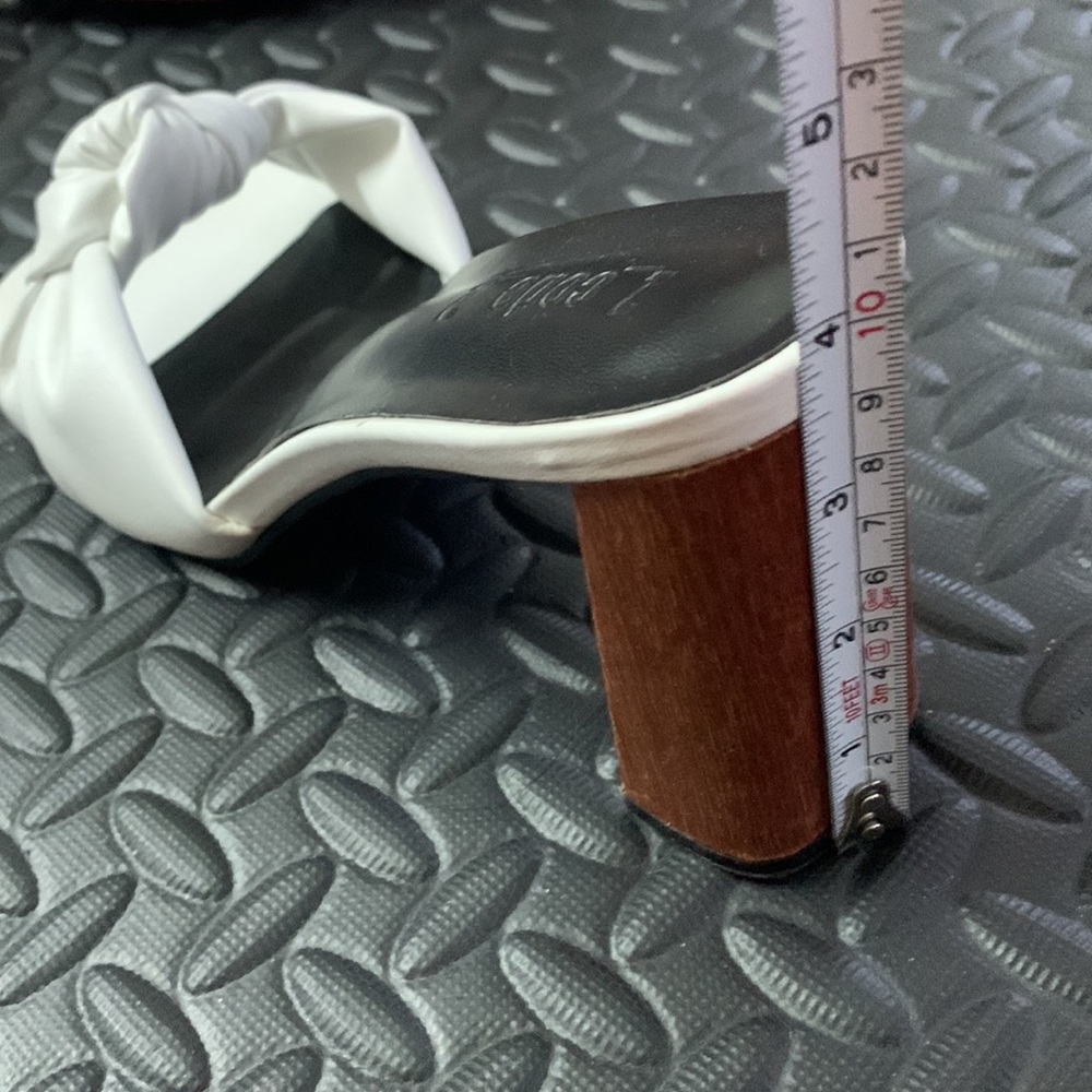 Like New Z_code_z White Maya Block Heel Mules Siz… - image 6